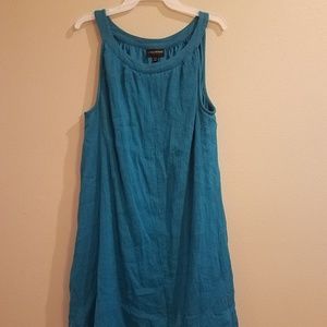 Lane Bryant turquoise sleeveless dress size 14/16